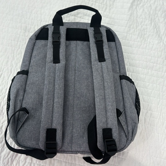 Skip Hop Duo Diaper Backpack Heather Gray. Like new - Picture 2 of 4